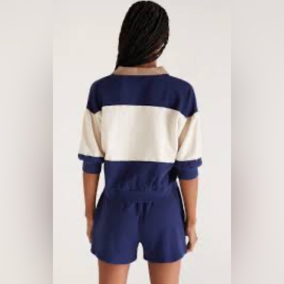 Z Supply Rugby Sweatshirt & Shorts Set size S - Picture 2 of 7